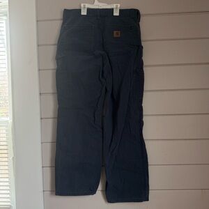 Carhartt Men's Vintage Dungaree Fit Carpenter Pants Original Workwear Navy 31x30